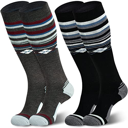 Ski Socks Merino Wool Thermal Knee High Winter Snowboard Sport Socks Men Women