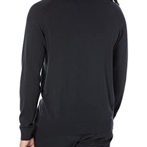 Amazon Aware Men's Regular-Fit Merino Wool V-Neck Sweater (Available in Tall), Black, X-Large