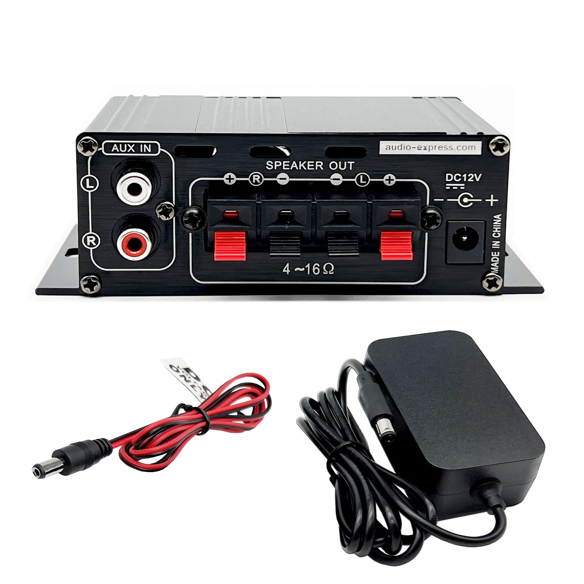 Audio Express BT170 Mini 40 Watt Digital Bluetooth Audio Amplifier Includes 12VDC Power Supply