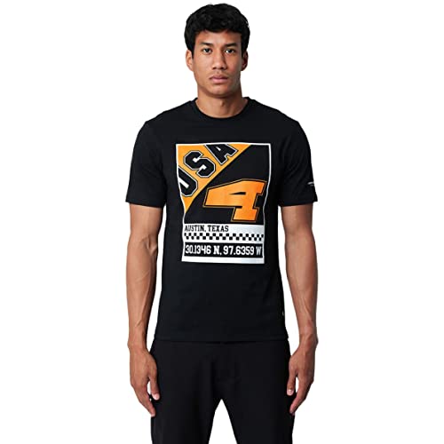 McLaren F1 Men's Lando Norris USA Austin GP Graphic T-Shirt Black