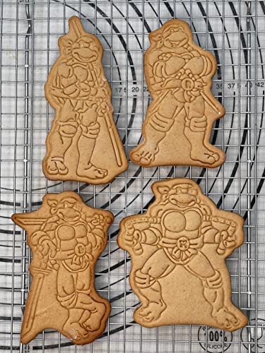 Premium Quality Ninja Turtle Donatello 6” Cookie Cutter and Mold Produced by 3D Kitchen Art