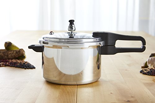 IMUSA 7 Quart Stovetop Aluminum Pressure Cooker with Safely Valve