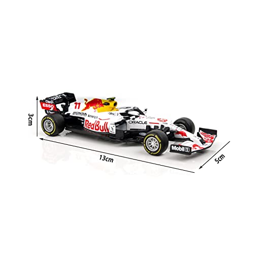 HTLNUZD Bburago 1:43 2021 F1 Racing RB16B #11 Sergio Perez Turkey Special Paint Formula One Alloy Super 1/43 NO.11 Diecast Alloy Collectible Toy Car Model (Standard RB16B#11)