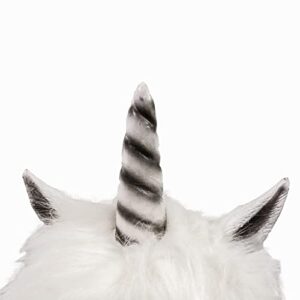 Lycaeus Novelty Unicorn Hat Half Face Mask Deluxe Novelty Christmas Costume Party Latex Animal Head Mask Christmas Hat