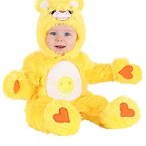 Care Bears Funshine Bear Costume for Infants, Care Bears Baby Outfit, Yellow Care Bear Jumpsuit 9/12 Months