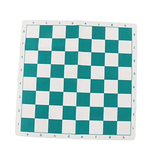 Jeanoko Roll Up Chess Board Set, Increase Feelings Portable Chess Board Set Foldable Light Rollable for Adults for Travel for Picnic(Wang Gao 75MM)