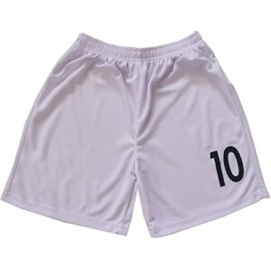 HIOFOBE 2022/2023 Christian Pulisic #10 Kids Away Kit Soccer Jersey & Shorts Sportswear Football Socks Youth Sizes Set (Away,28)