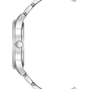 Amazon Essentials Unisex Bracelet Watch, Silver/Navy
