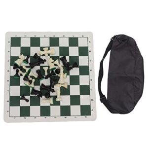 hidyliu chess game set roll up chess set pu imitation leather chess set with carrying bag, games home decoration kids games board games for family travel