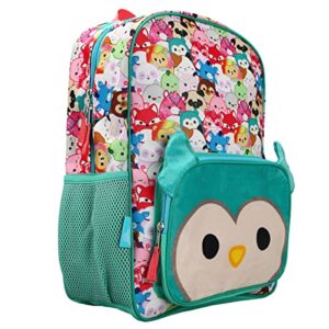 Bioworld Squishmallows Winston The Owl Plush Pocket Youth Backpack