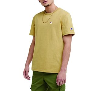 Champion, Heritage, Short-Sleeve Cotton Tee, Heavyweight Men's T-Shirt, Sandrock Left Chest C, 3X-Large