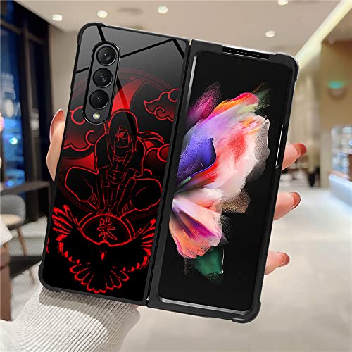 YiXinBB Compatible with Samsung Galaxy Z Fold 3 Case,Anime Fan Gift 0A34 Luxury Pattern Design Hard PC Scratch-Proof Soft TPU Shockproof Anti-Fall Protective Case for Samsung Galaxy z fold 3 5G