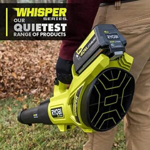 RYOBI 40V HP Brushless Whisper Series 160 MPH 650 CFM Cordless Battery Leaf Blower (Tool Only)