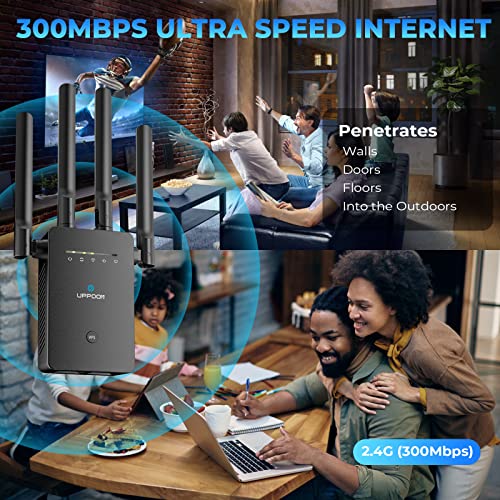 【2022 WiFi Extender】 WiFi Range Extender Signal Booster up to 8500sq.ft & 45 Devices, Internet Wi-Fi Booster and Signal Amplifier for Home, Long Range Wireless Repeater with Ethernet Port, Easy Setup