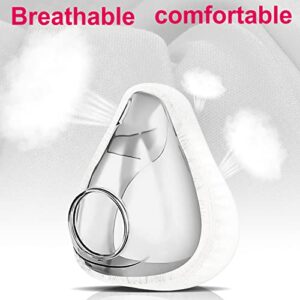 6 Pack Full Face CPAP Mask Liners, Compatible with ResMed AirFit F20 Masks,Compatible with Airtouch F20 Masks,Reusable Cushion Covers, (White)