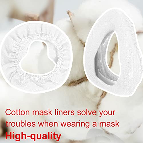 6 Pack Full Face CPAP Mask Liners, Compatible with ResMed AirFit F20 Masks,Compatible with Airtouch F20 Masks,Reusable Cushion Covers, (White)