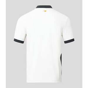 McLaren F1 Gulf Collaboration Men's Classic Striped Polo Shirt White