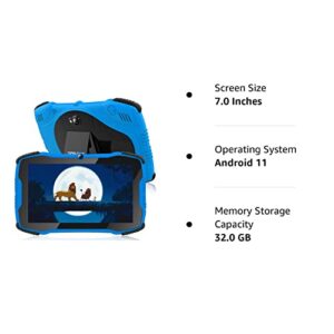 Tablet for Kids 7 Kids Tablet for Toddlers Tablet with Case Included, Kids Learning Tablet with Wi-Fi Dual Camera 2GB 32GB, Parental Control, Youtube, Netflix,Shock Proof Children Tablet for Boy Girls