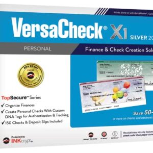 VersaCheck X1 Silver 2023 - Personal Finance and Check Creation Software