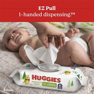 Huggies Natural Care Sensitive Baby Wipes, Unscented, Hypoallergenic, 99% Purified Water, 15 Flip-Top Packs (960 Wipes Total)