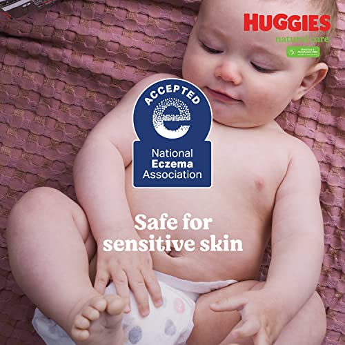 Huggies Natural Care Sensitive Baby Wipes, Unscented, Hypoallergenic, 99% Purified Water, 15 Flip-Top Packs (960 Wipes Total)