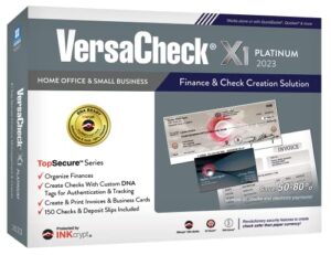 versacheck x1 platinum 2023 - finance and check creation software