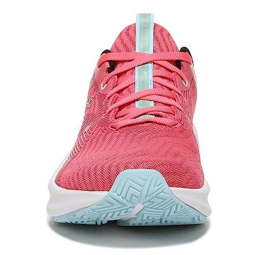 Ryka Women's Never Quit Training Sneaker, Watermelon Pink, 9 Wide