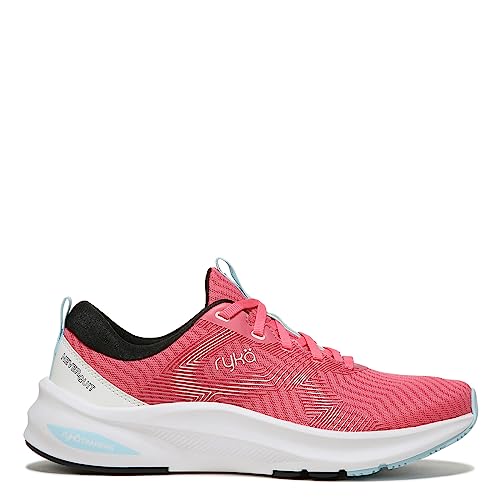 Ryka Women's Never Quit Training Sneaker, Watermelon Pink, 9 Wide