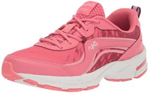 ryka women's imagine walking shoe sneaker, watermelon pink, 10 wide