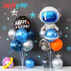 JOYYPOP 4 Sets Balloon Stand Kit, Balloon Sticks with Base for Table Birthday Baby Shower Graduation Party Decorations