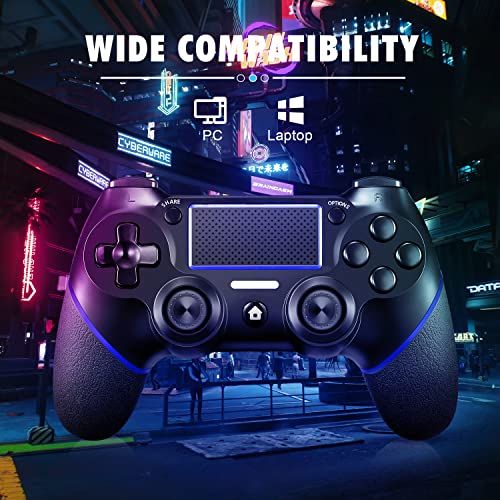 Sefwon PS4 Controller Wireless Game Controller Compatible with P4 (Blue)