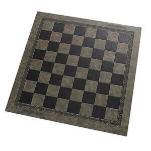 Yushifa Portable Chess Sets PU Leather Chess Board Roll Up Chess Board Games Size 12.3" X12.3" Chess Board for Family Recreation Play Anywhere（5 Colors） Chess Board Game (Color : Chessboard C)