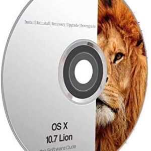 Tech-Shop-pro Mac OS X Lion 10.7 Boot DVD Install Reinstall Recovery Upgrade Downgrade DVD