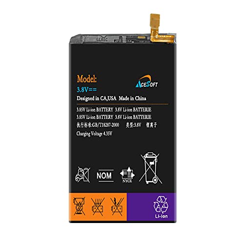 AceSoft Large Power Boosting 2255mAh Extended Slim Durable Main Battery Compatible with Samsung Galaxy Z Fold 2 5G SM-F916U Verizon/AT&T/T-Mobile/U.S. Cellular