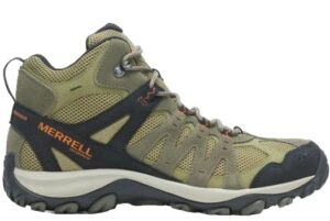 merrell j135469 mens hiking boots accentor 3 mid wp waterproof olive/herb us size 9