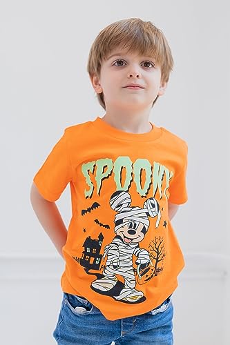 Disney Mickey Mouse Toddler Boys T-Shirt Orange 3T