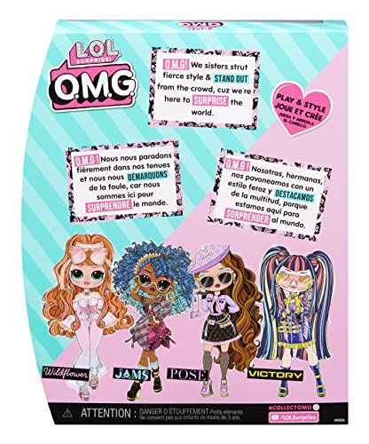 L.O.L. Surprise! LOL Surprise OMG Wildflower Fashion Doll with Multiple Surprises and Fabulous Accessories – Great Gift for Kids Ages 4+