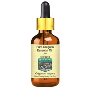 Devprayag Pure Oregano Essential Oil (Origanum vulgare) with Glass Dropper Steam Distilled 2ml (0.06 oz)