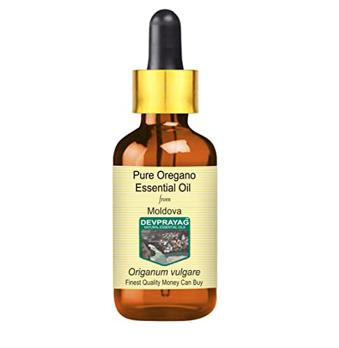 Devprayag Pure Oregano Essential Oil (Origanum vulgare) with Glass Dropper Steam Distilled 2ml (0.06 oz)