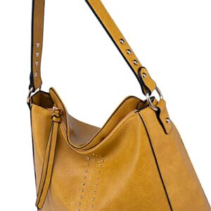 Montana West Hobo Bag for Women Designer Ladies Bucket Purse Totes Handbags Chic Shoulder Bag,MWC-128-MSYL