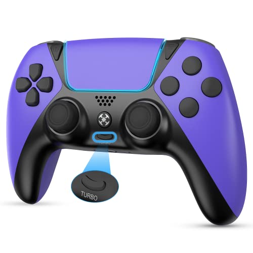 OUBANG Ymir Controller for PS4 Controller, Remote for Playstation 4 Controller with Turbo, Steam Gamepad Fits Elite PS4 Controller with Back Paddles, Scuf Controllers for PS4/PC/Pro/IOS/Android Purple