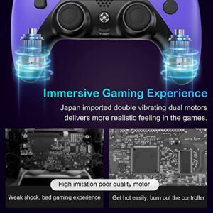 OUBANG Ymir Controller for PS4 Controller, Remote for Playstation 4 Controller with Turbo, Steam Gamepad Fits Elite PS4 Controller with Back Paddles, Scuf Controllers for PS4/PC/Pro/IOS/Android Purple