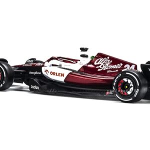 JODIYAAH Bburago 1:43 2022 Alfa Romeo F1 Racing Team C42#77 Valtteri Bottas Alloy Car Diecast Car Model Toy Collection (F1 C42#77)