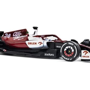 JODIYAAH Bburago 1:43 2022 Alfa Romeo F1 Racing Team C42#77 Valtteri Bottas Alloy Car Diecast Car Model Toy Collection (F1 C42#77)