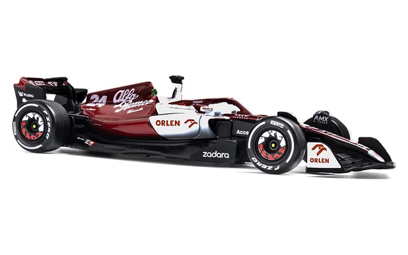 JODIYAAH Bburago 1:43 2022 Alfa Romeo F1 Racing Team C42#77 Valtteri Bottas Alloy Car Diecast Car Model Toy Collection (F1 C42#77)