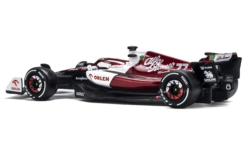 JODIYAAH Bburago 1:43 2022 Alfa Romeo F1 Racing Team C42#77 Valtteri Bottas Alloy Car Diecast Car Model Toy Collection (F1 C42#77)