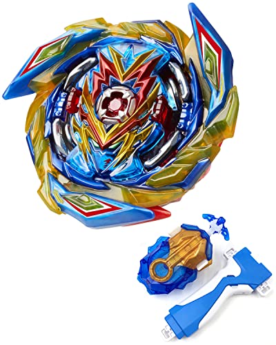 Desamvap Bey Battling Tops Burst SuperKing Booster B-163 Brave Valkyrie EV' 2A with Bey Blade Launcher and Grip Battle Game Set Right Spin DB Layer System Gyro Toys Set Gifts for Kids Children Boys