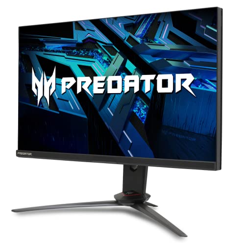 Acer Predator 27" WQHD 2560 x 1440 IPS Gaming Monitor | NVIDIA G-SYNC | 360Hz | Up to 0.4ms | DisplayHDR600 | DCI-P3 | Delta E<2 | TUV/Eyesafe | Display Port 1.4 & 2 x HDMI 2.0 | XB273U Fbmiiprzx