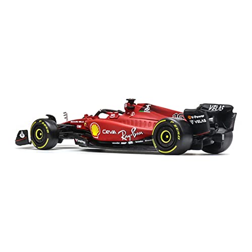 HTLNUZD Bburago 1:43 2022 F1-75 Racing #16 Charles Leclerc F1 1/43 F1-75#16 Formula One Alloy Die Cast Collection Vehicles Model Gift