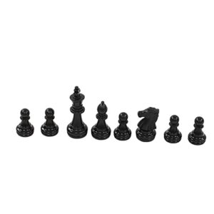 Dilwe Roll Up Chess Board Set, Portable Travel Chess Game Set Roll Up Chess Board Set for Family Gatherings Travel (Wang Gao 75MM)